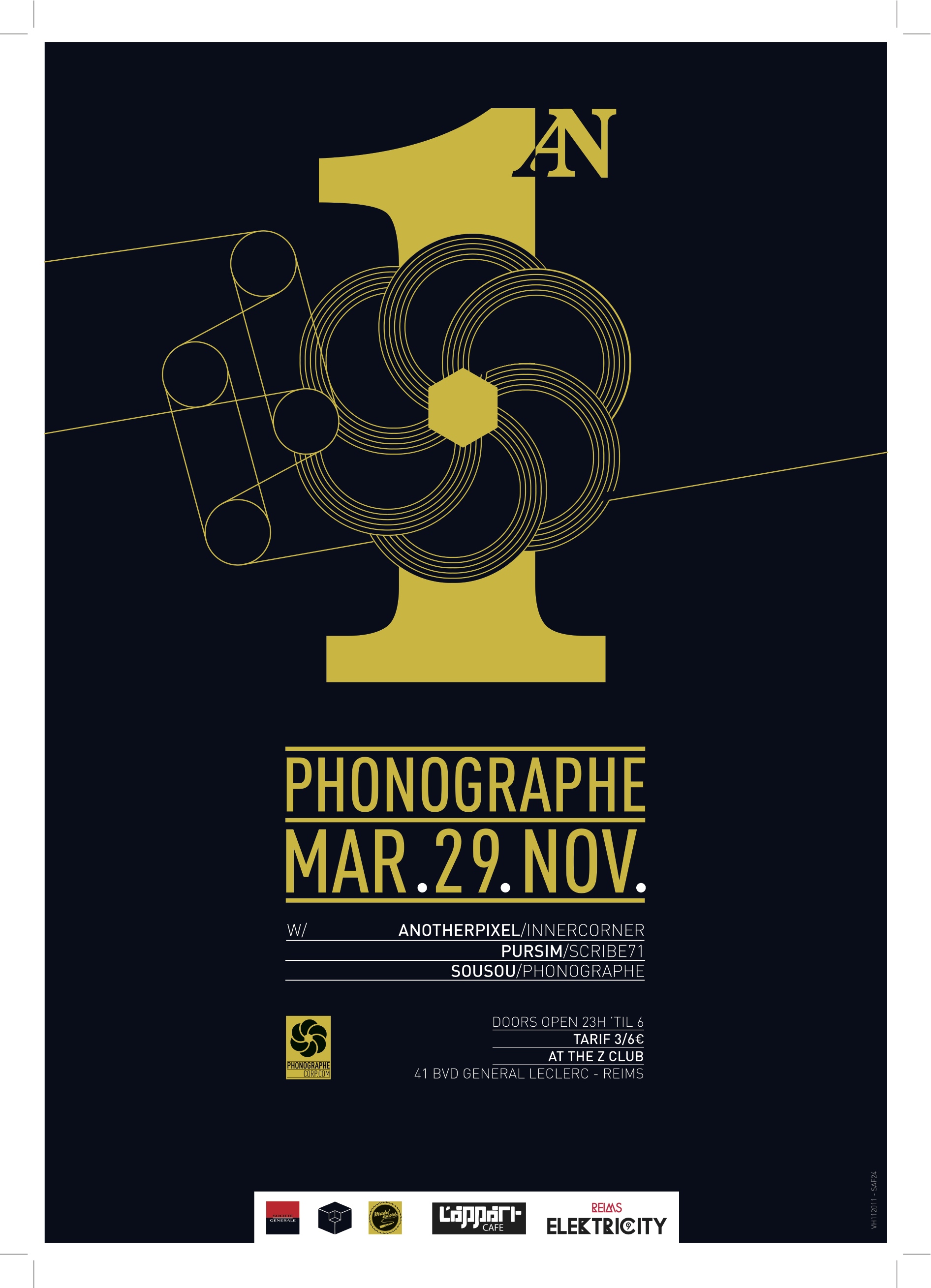 Phonographe – 1 an