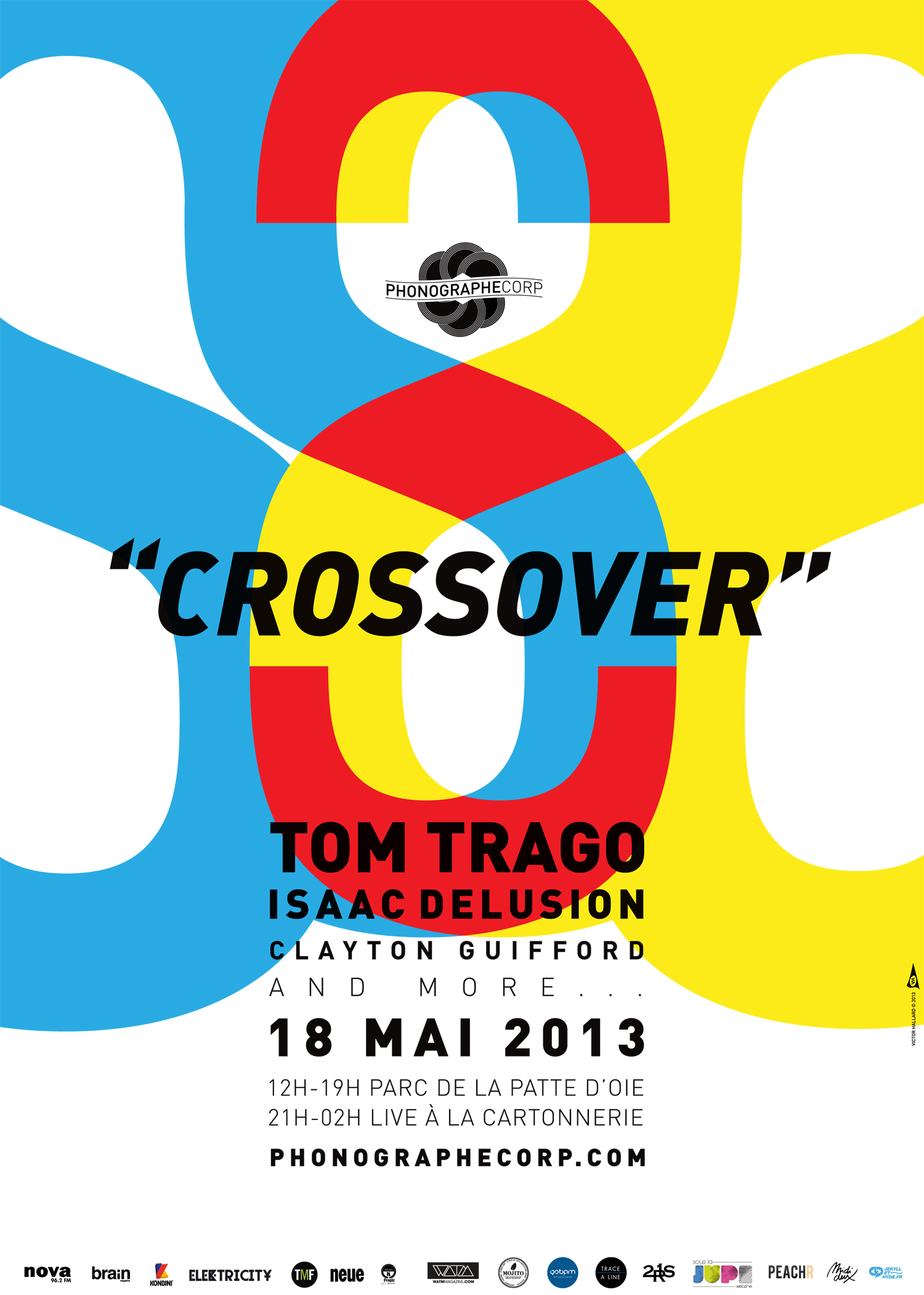 PHONOGRAPHE CORP présente CROSSOVER w/ Tom Trago, Isaac Delusion, Clayton Guifford…