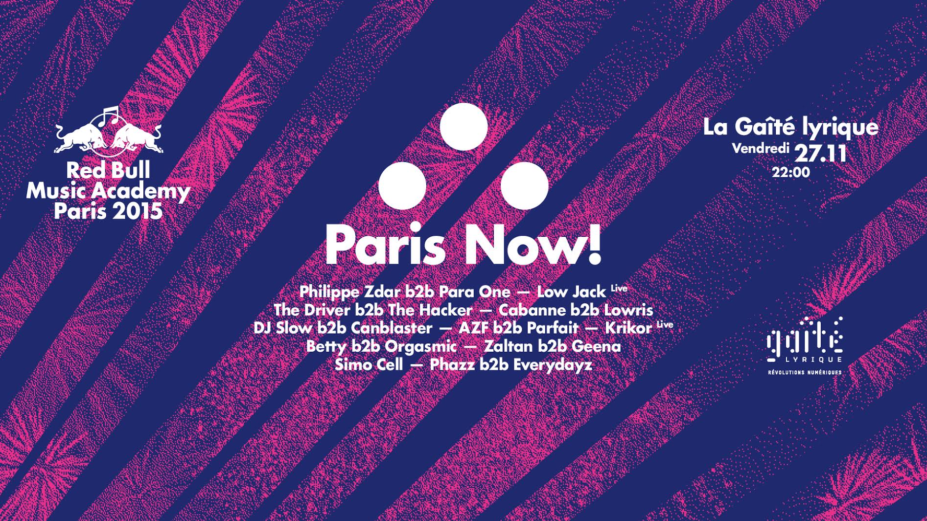 La RBMA à Paris, c’est fini.