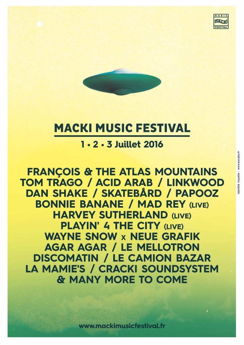 Les premiers noms du Macki Festival sont tombés