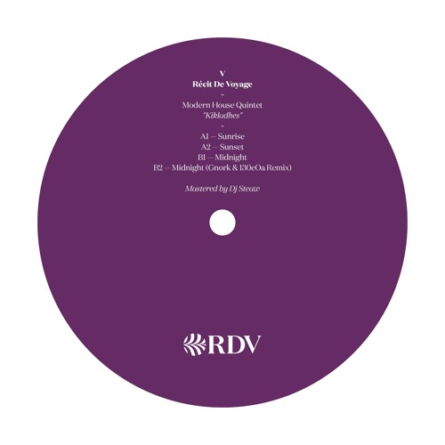 Modern House Quintet – Kikladhes EP (Récit de Voyage)