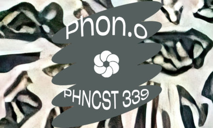 PHNCST 339 – Phon.o