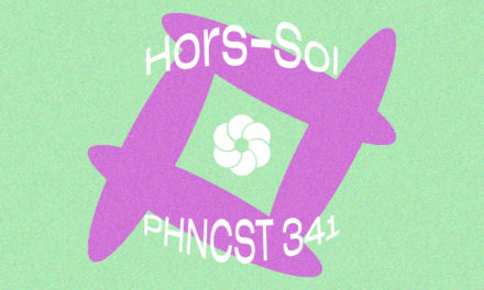 PHNCST 341 – HORS-SOL