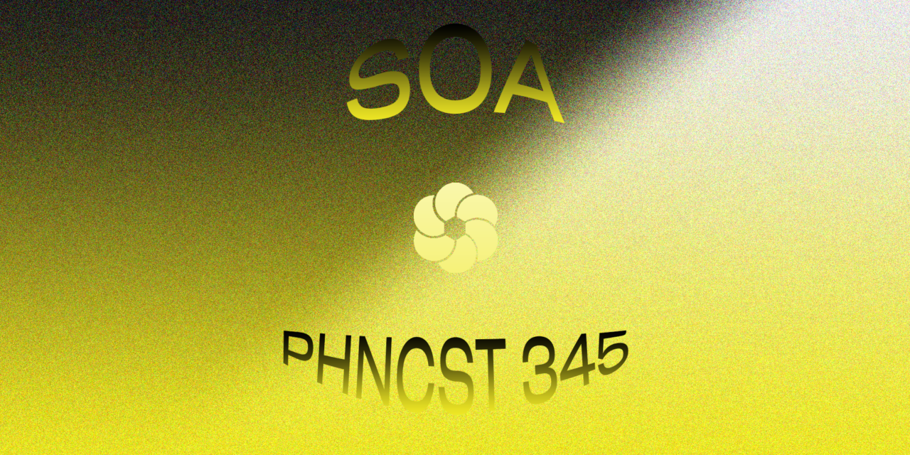 PHNCST 345 – SOA