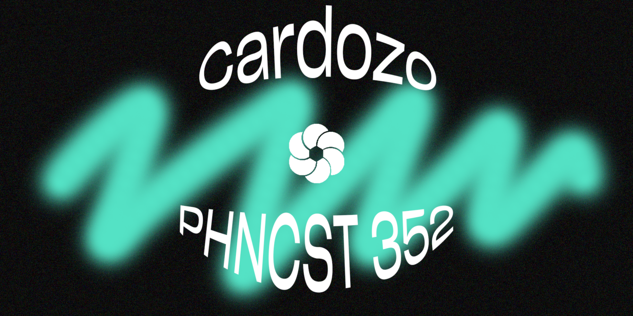 PHNCST 352 – Cardozo